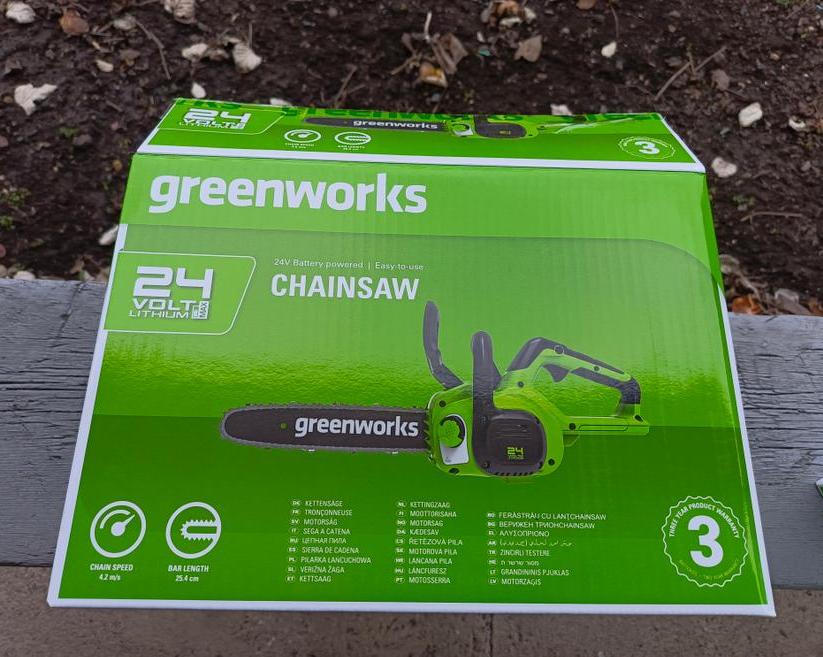 Обзор аккумуляторной цепной пилы Greenworks G24CS25k4: Компактная и производительная