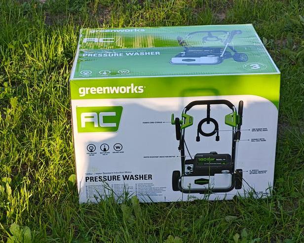 Удивляет мощностью: Обзор сетевой автомойки Greenworks GPWG8II с мощностью 160 Бар